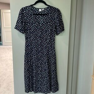 Gap Floral Short-Sleeve Dress, Size 4